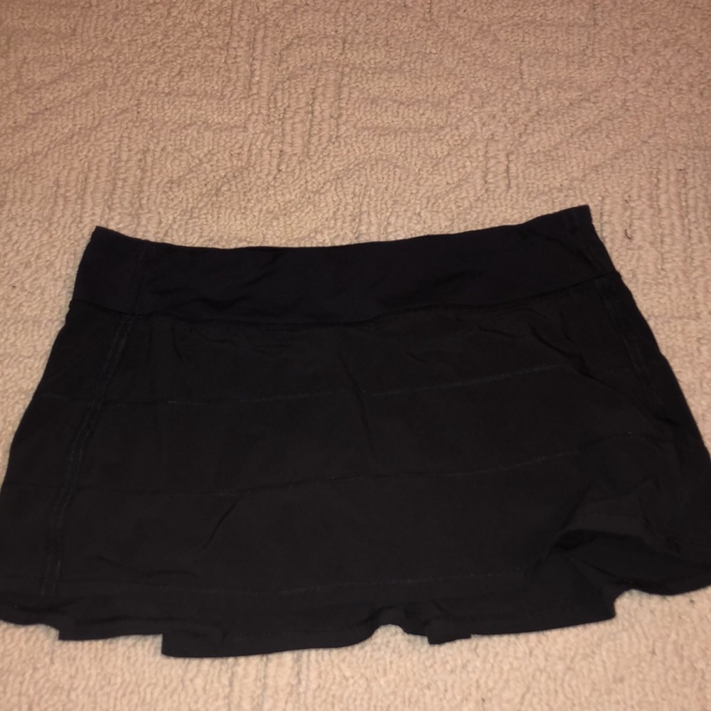 Lululemon Black Pace Rival Skirt
